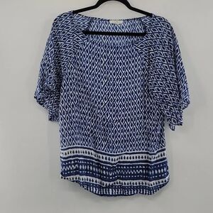 3For$20 BLL New York Blue & White Blouse size S/P